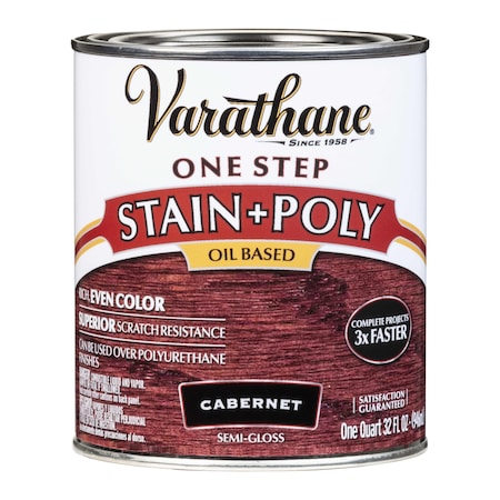 Rust-Oleum STAIN POLY QT CABERNET 225248H